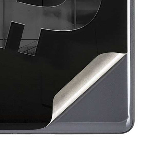 Bitcoin Textured Logo Google Pixel 7a Skin